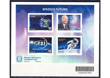 ITALIA 2023 Spazio e futuro BF MNH**