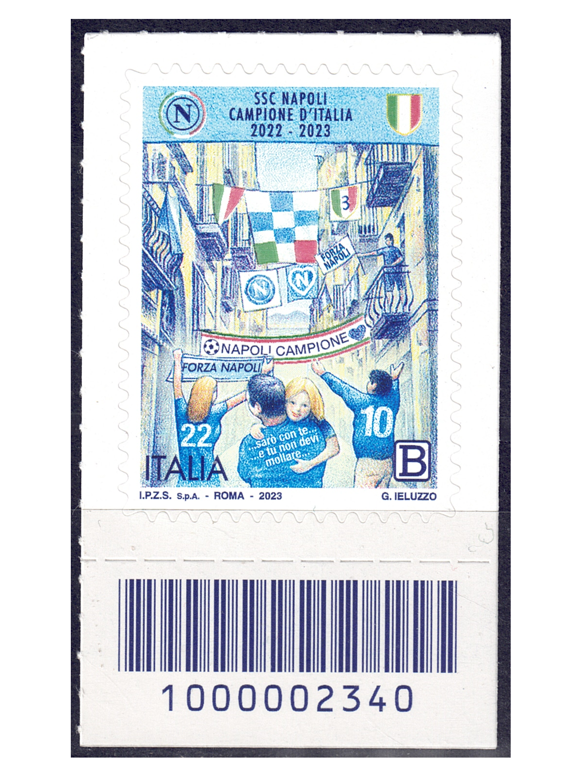 ITALIA 2023 Napoli Campione d'Italia CB 2340 aid