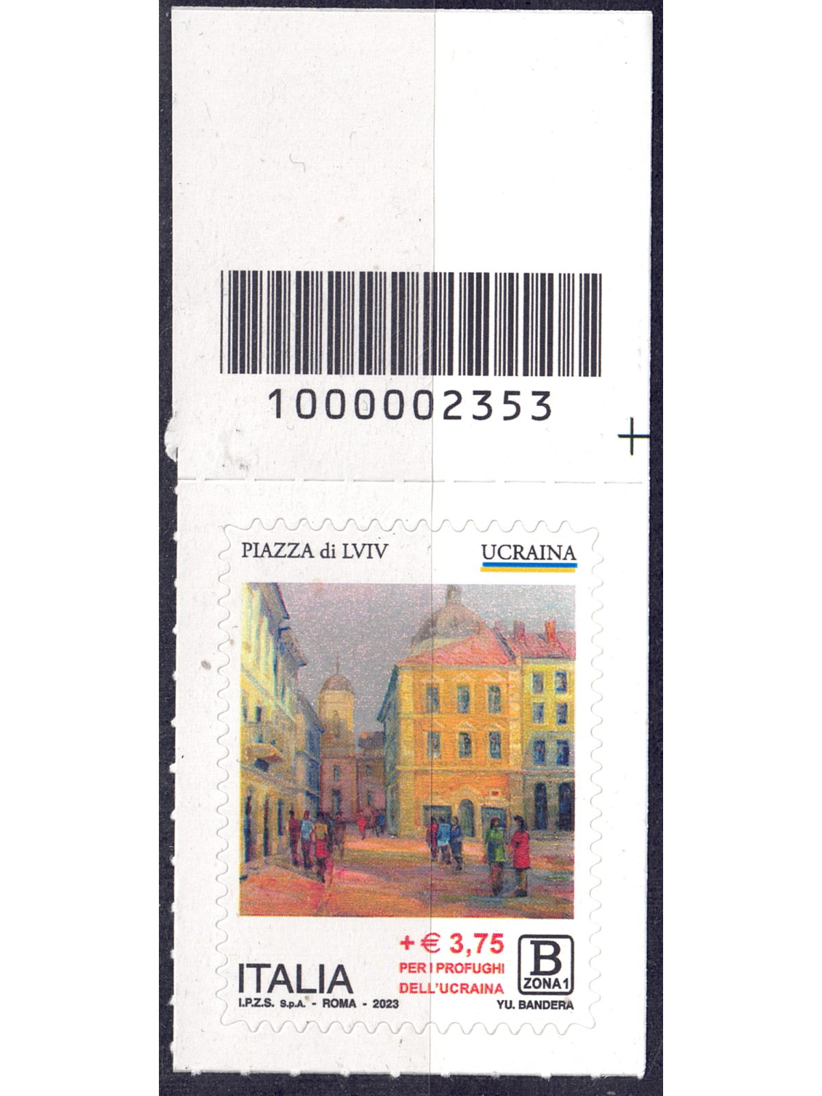 ITALY 2023 Civic Sense - Lviv Square CB 2353 asd