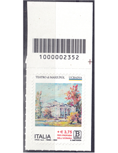 ITALY 2023 Civic Sense - Mariupol Theater CB 2352 asd