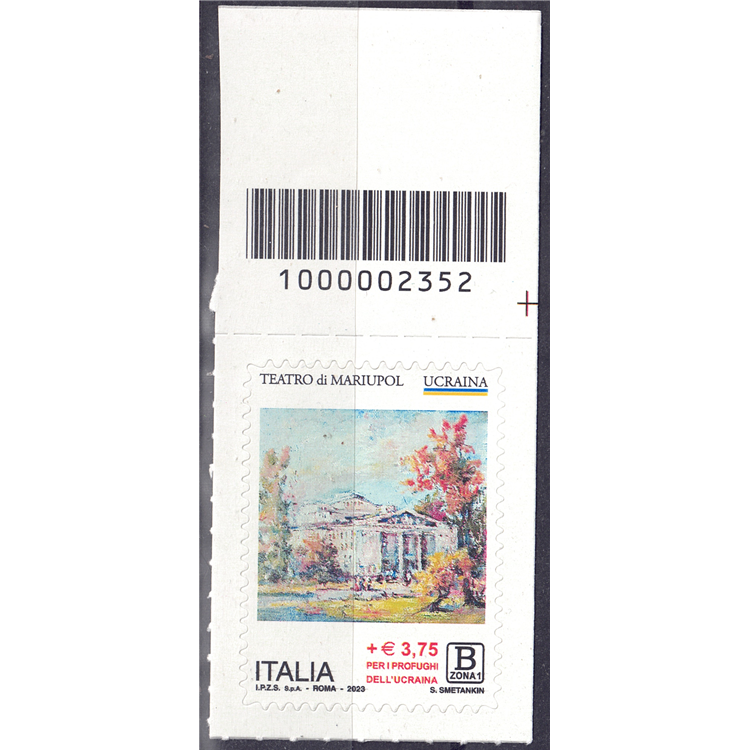 ITALY 2023 Civic Sense - Mariupol Theater CB 2352 asd