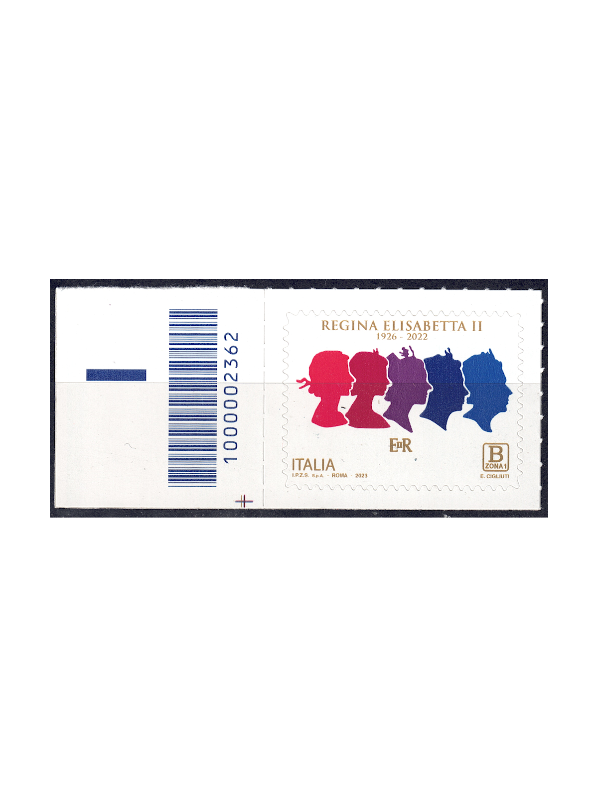 ITALIA 2023 Regina Elisabetta II CB 2362 ais