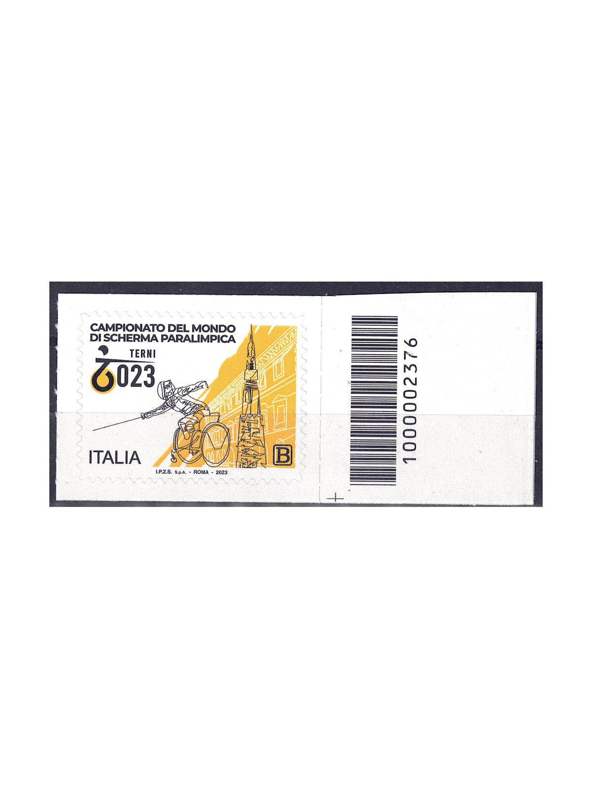 ITALY 2023 Paralympic Fencing CB 2376 aid