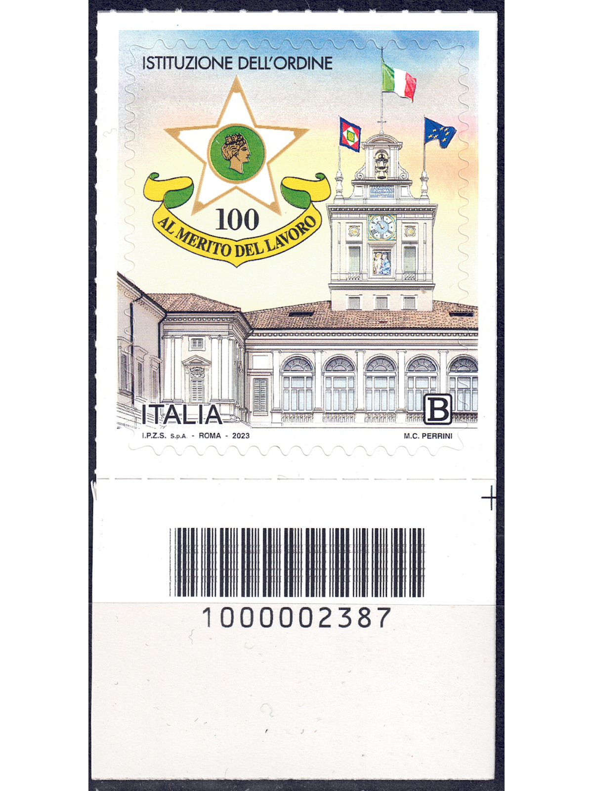 ITALY 2023 Star of Merit for Labor CB 2387 aid