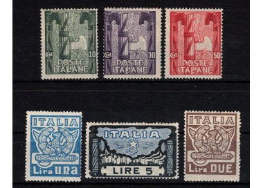 ITALIA REGNO 1923 Marcia su Roma 6v MNH**