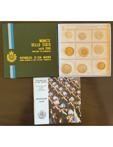 SAN MARINO 1986 Serie Divisionale 9 Monete FDC