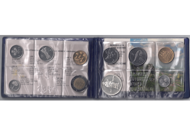 SAN MARINO 1987 Divisional Set of 10 Coins UNC