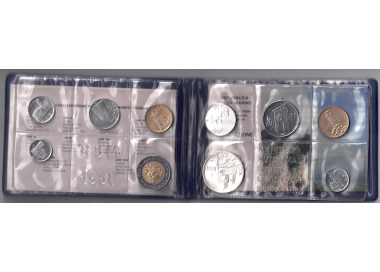 SAN MARINO 1988 Serie Divisionale 10 Monete FDC