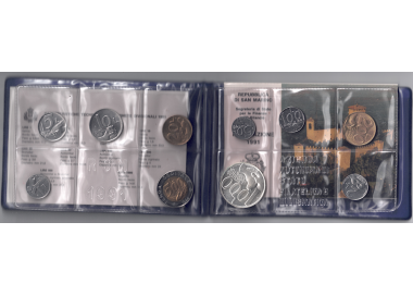 SAN MARINO 1991 Divisional Set of 10 Coins UNC