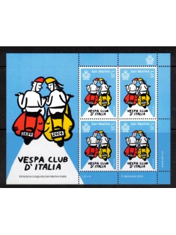 SAN MARINO 2024 Vespa Club m/s MNH**