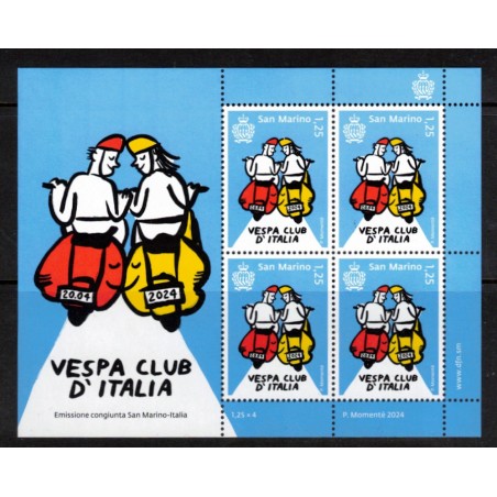 SAN MARINO 2024 Vespa Club MF MNH**