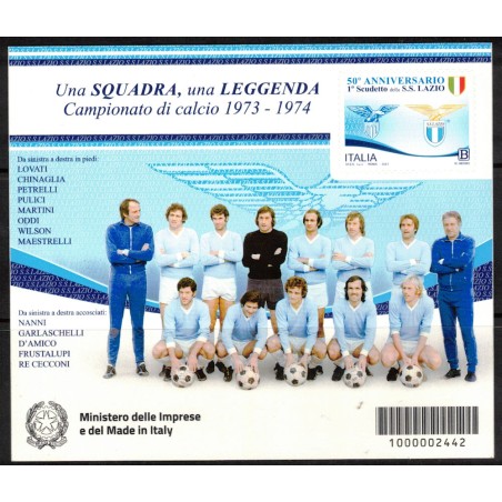 ITALY 2024 Lazio’s first Scudetto s/s MNH**