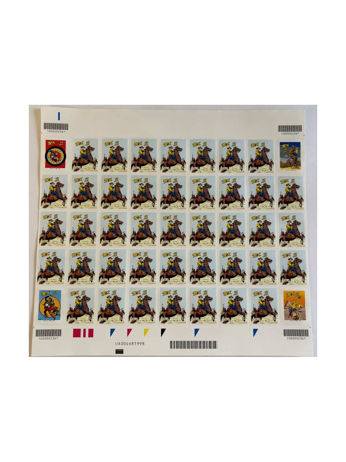 ITALY 2023 Tex Willer (full sheet) MNH**