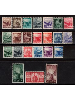 ITALY 1945-46 Democratic Series 23v MNH**