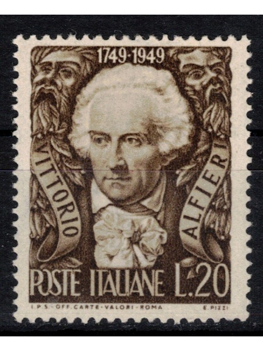 ITALY 1949 Vittorio Alfieri MNH**