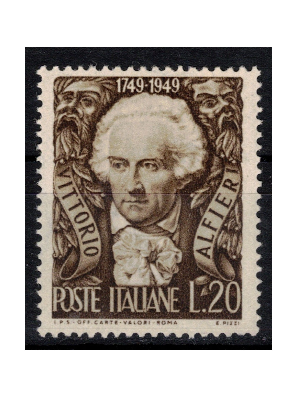 ITALIA 1949 Vittorio Alfieri MNH**