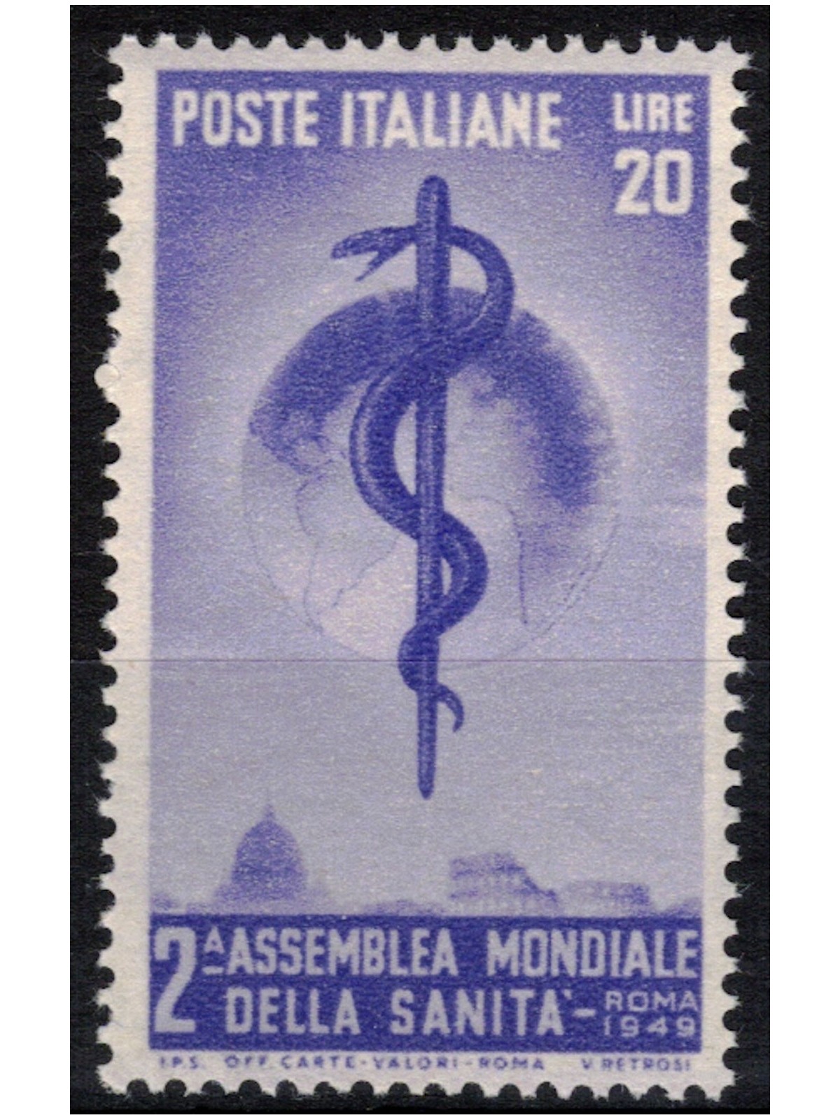 ITALY 1949 Health Organisation MNH**