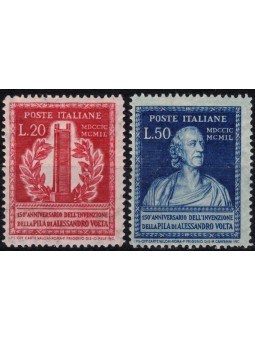 ITALIA 1949 Pila elettrica di Volta 2v MNH**
