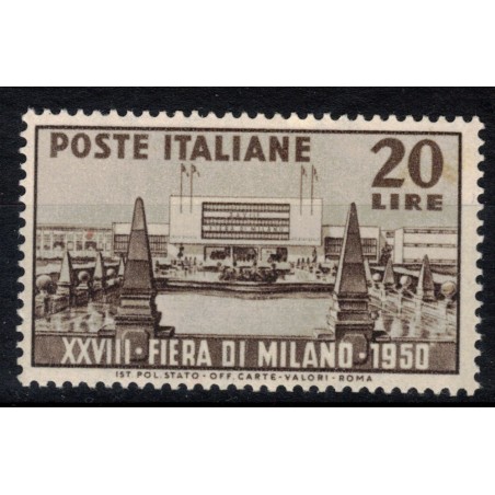ITALIA 1950 Fiera di Milano MNH**
