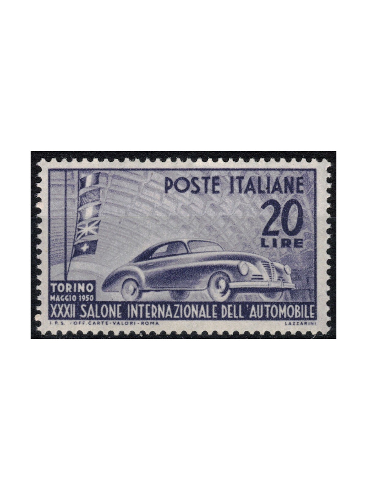 ITALIA 1950 Salone dell'automobile MNH**