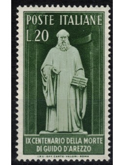 ITALY 1950 Guido d'Arezzo MNH**
