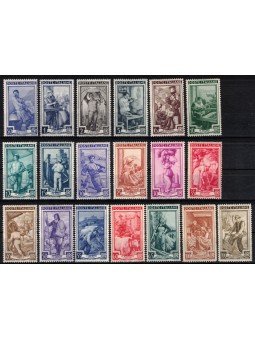 ITALY 1950 Italy at work 19v MNH**