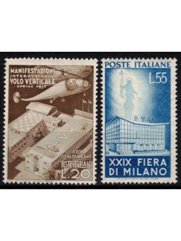 ITALY 1951 Milan Fair 2v MNH**