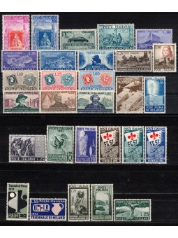 ITALY 1951 Complete Year 29v MNH**