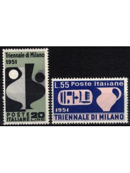 ITALY 1951 Milan Triennial 2v MNH**