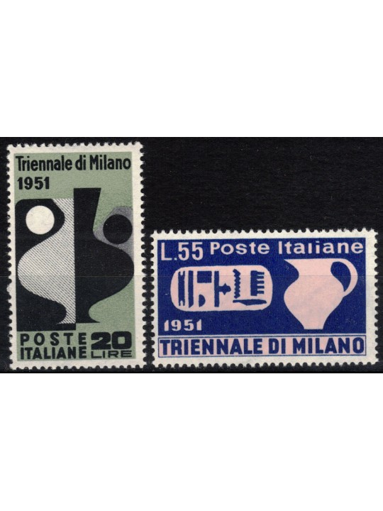ITALY 1951 Milan Triennial 2v MNH**