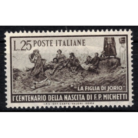 ITALIA 1951 Francesco Paolo Michetti MNH**
