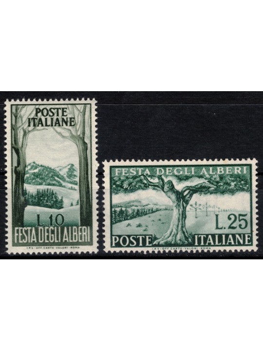 ITALY 1951 Festival of Trees 2v MNH**
