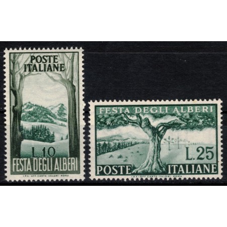 ITALY 1951 Festival of Trees 2v MNH**
