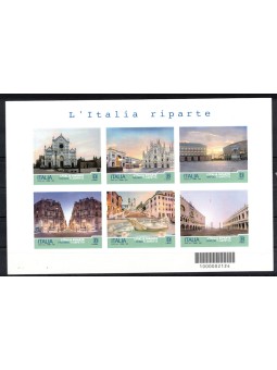 ITALY 2021 Italy starts again s/s MNH**