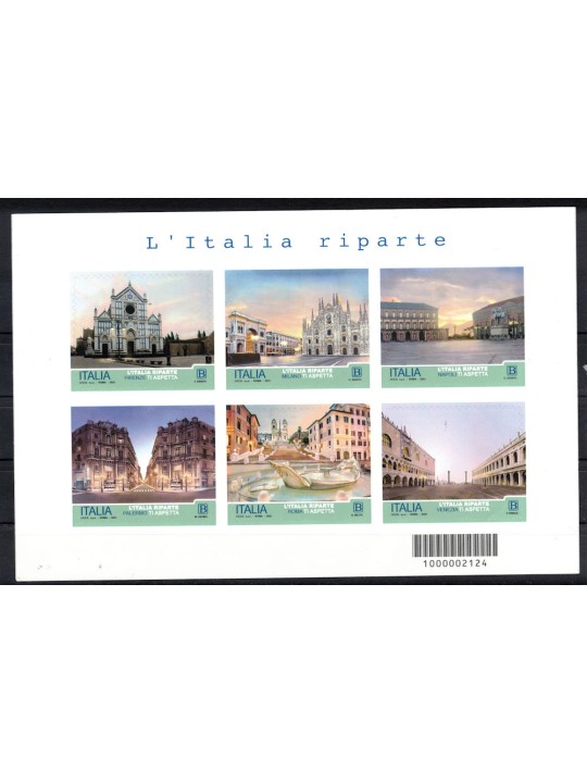 ITALY 2021 Italy starts again s/s MNH**
