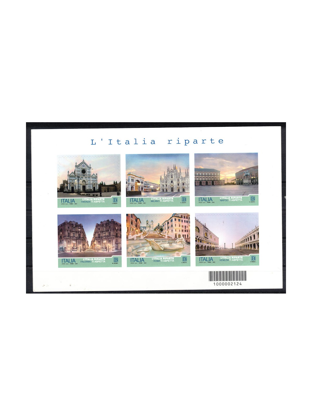 ITALY 2021 Italy starts again s/s MNH**