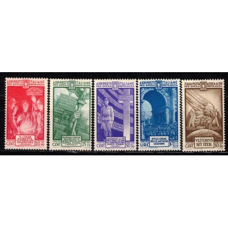 ITALY KINGDOM 1935 Militia IV 5v MH*