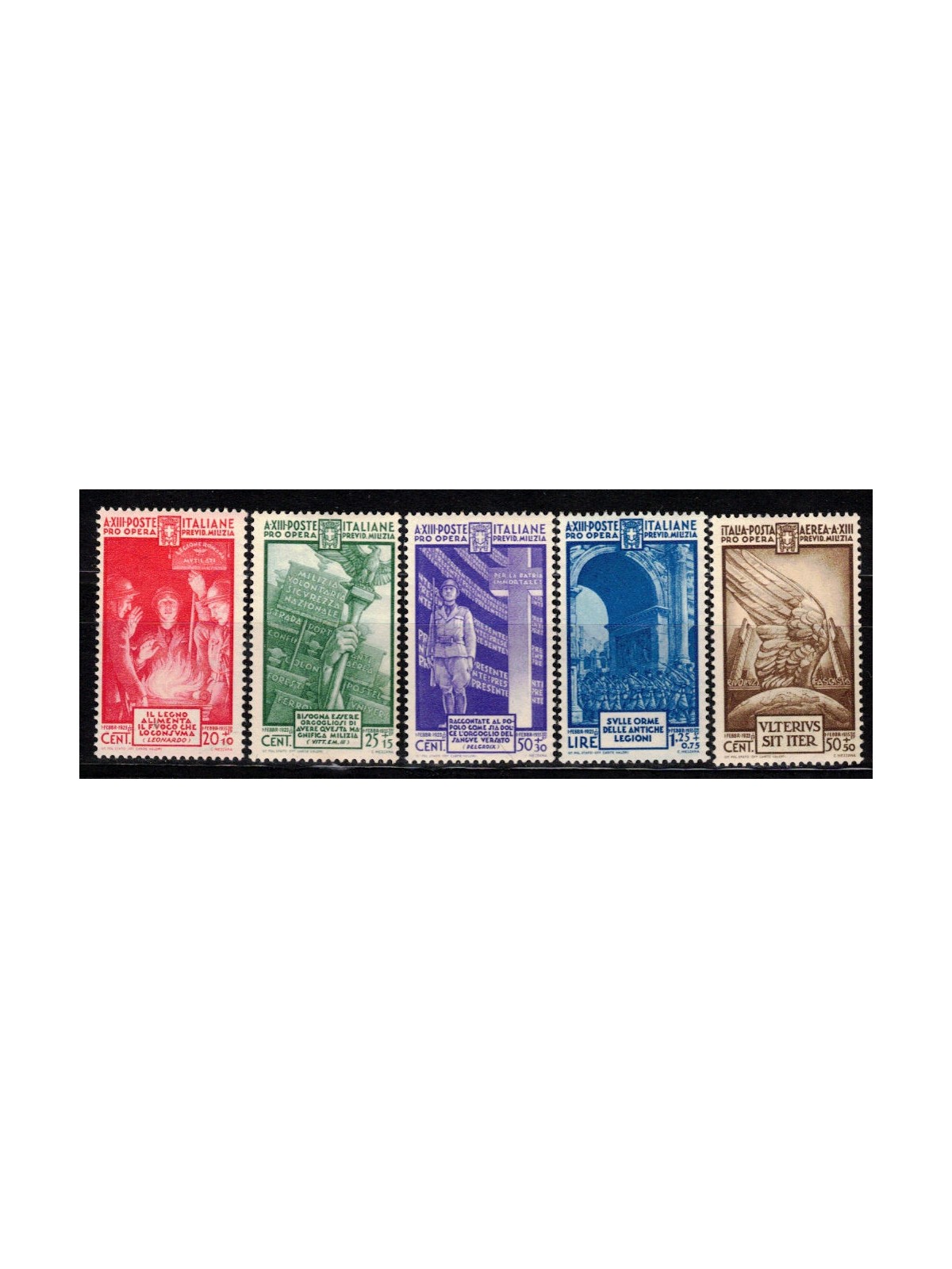 ITALY KINGDOM 1935 Militia IV 5v MH*