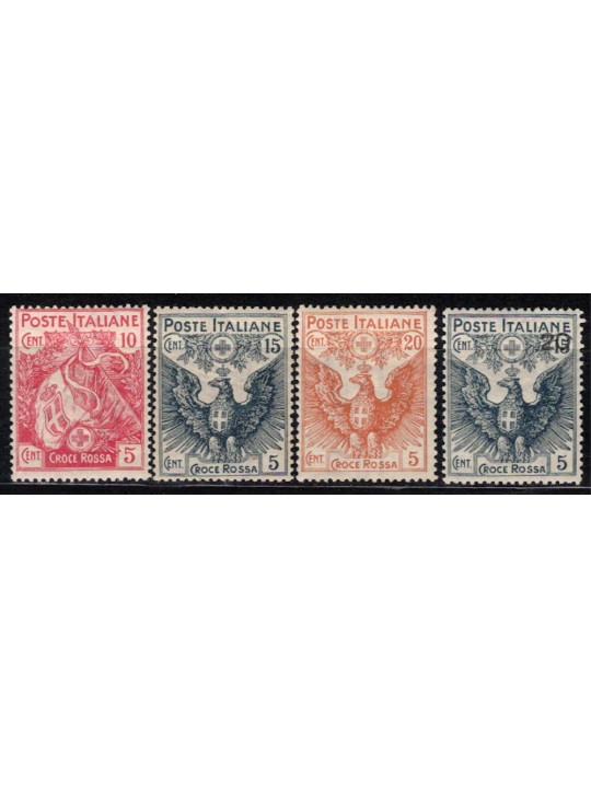 ITALY KINGDOM 1915-16 Pro Red Cross 4v MH*
