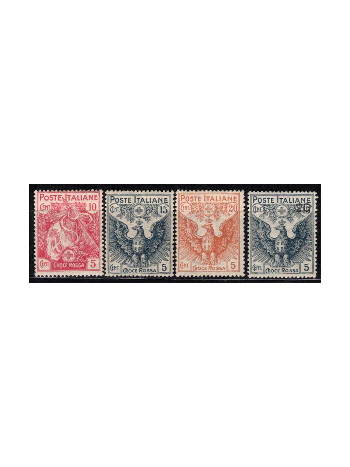 ITALY KINGDOM 1915-16 Pro Red Cross 4v MH*