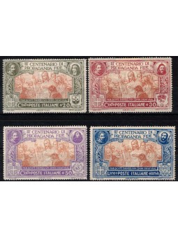 ITALIA REGNO 1923 Propaganda Fide 4v MH*