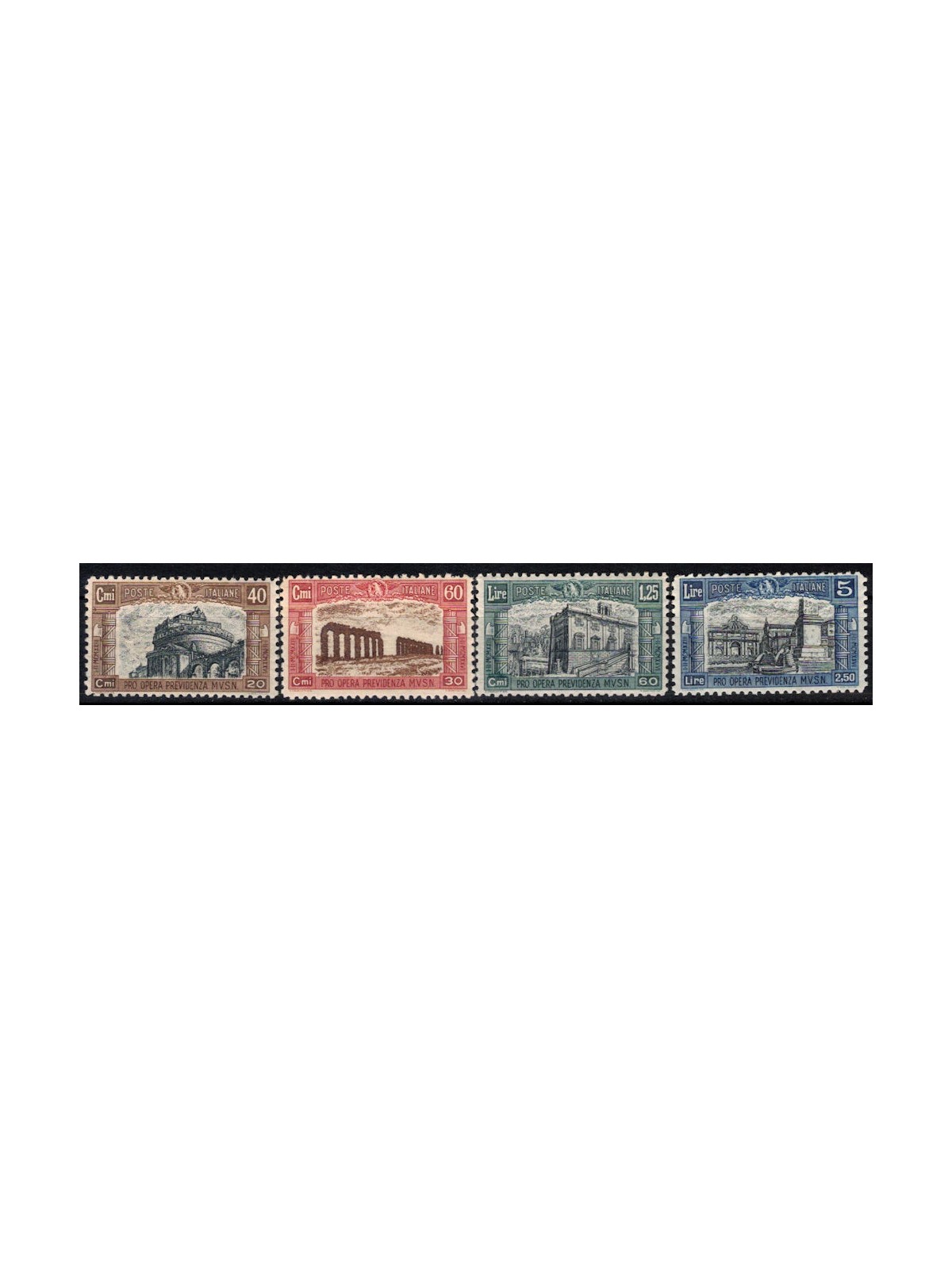 ITALIA REGNO 1926 Milizia I 4v MH*