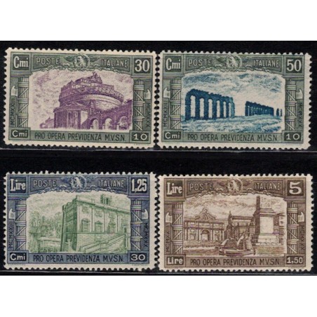 ITALY KINGDOM 1930 Militia III 4v MH*