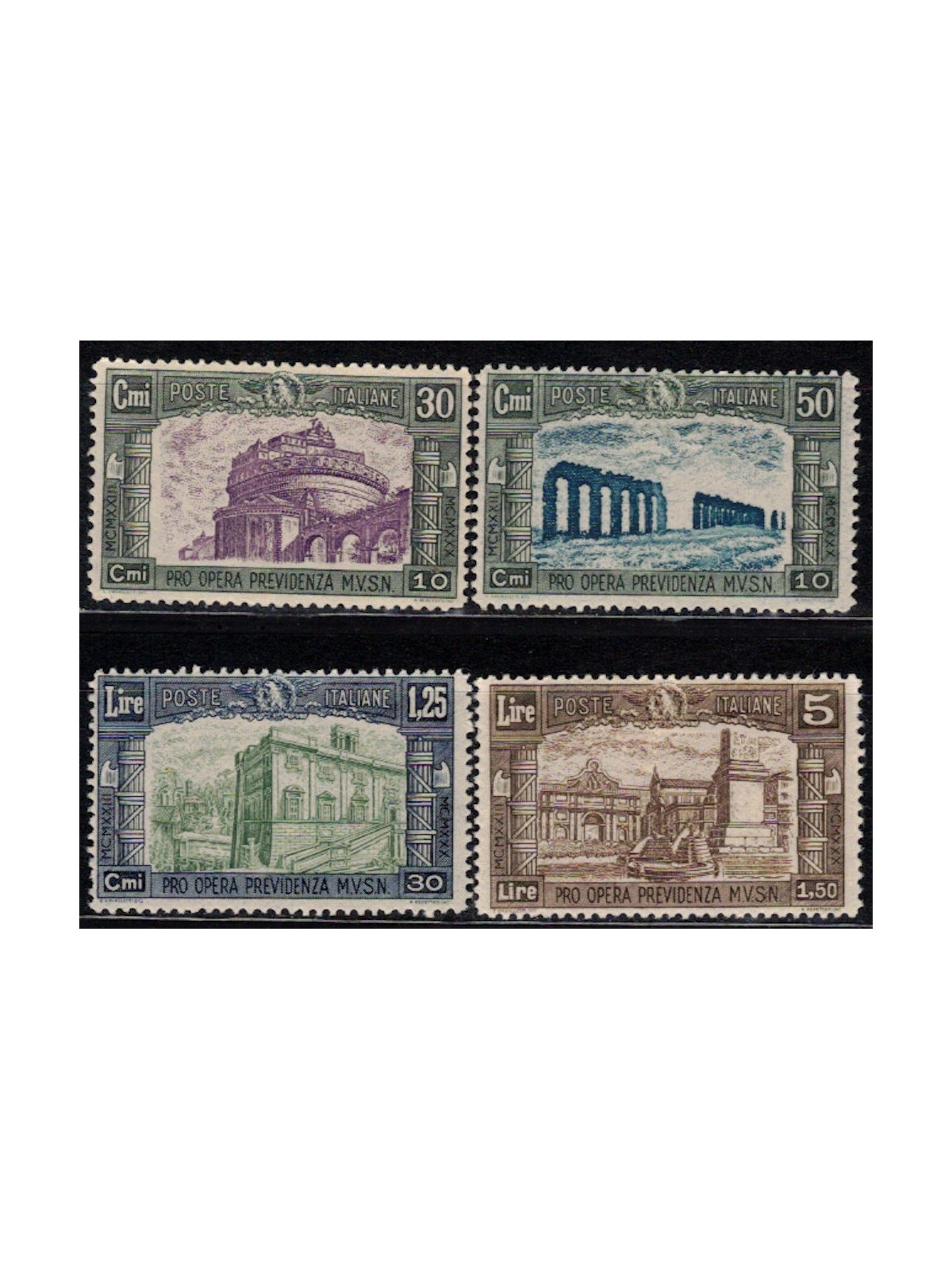 ITALY KINGDOM 1930 Militia III 4v MH*