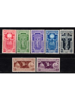ITALIA REGNO 1933 Anno Santo 7v MH*