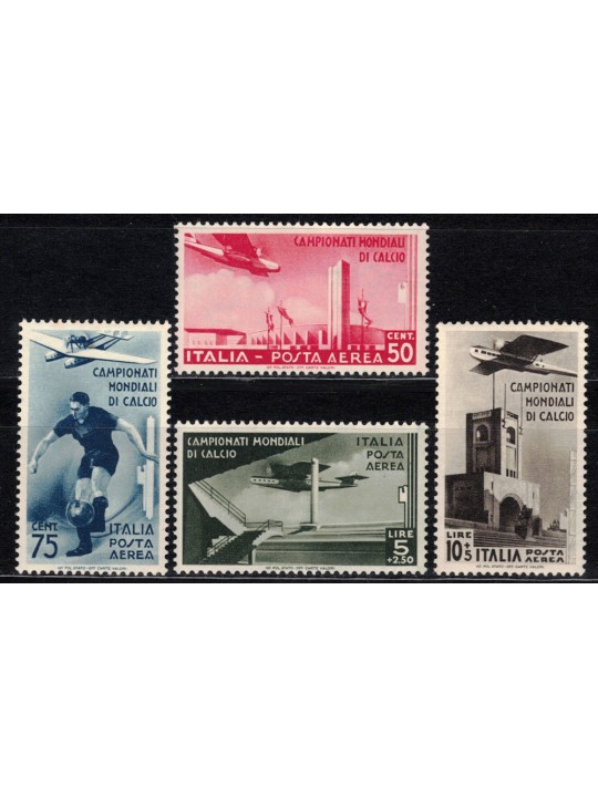 ITALY KINGDOM 1934 Football Championship (Airmail) 4v MH*