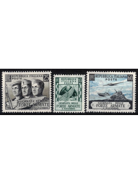 ITALY 1952 Armed Forces Day 3v MNH**
