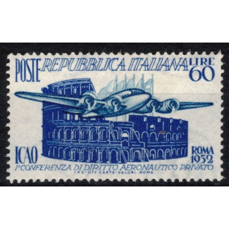 ITALY 1952 Private Aviation Law (ICAO) MNH**