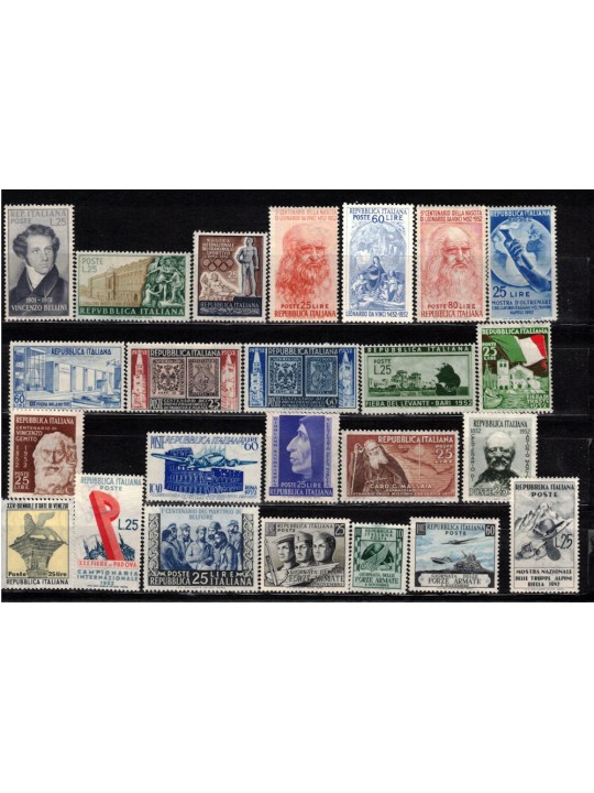 ITALY 1952 Complete Year 24v MNH**