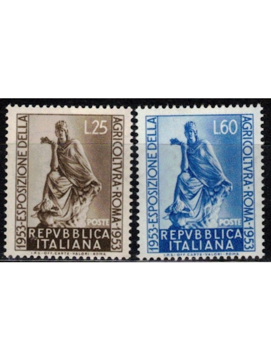 ITALY 1953 Agricultural Exhibition 2v MNH**